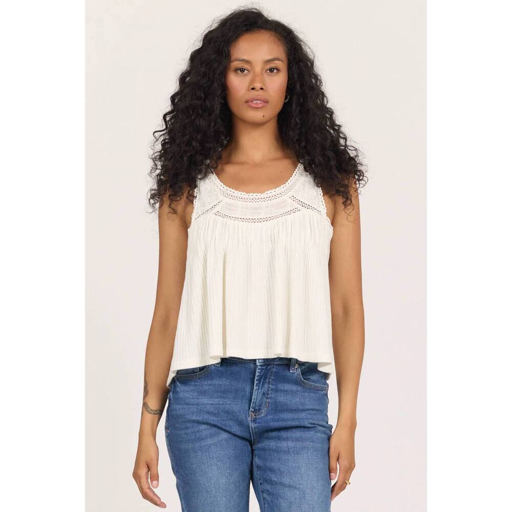 NEW DEAR JOHN DENIM masali tank in white